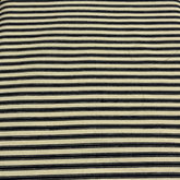 Black on Pale Yellow Linen/Cotton Blend WOF 110cm - 112cm